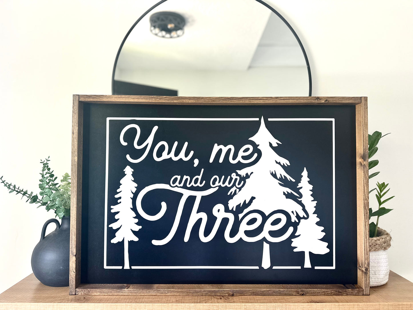 You, me and our three