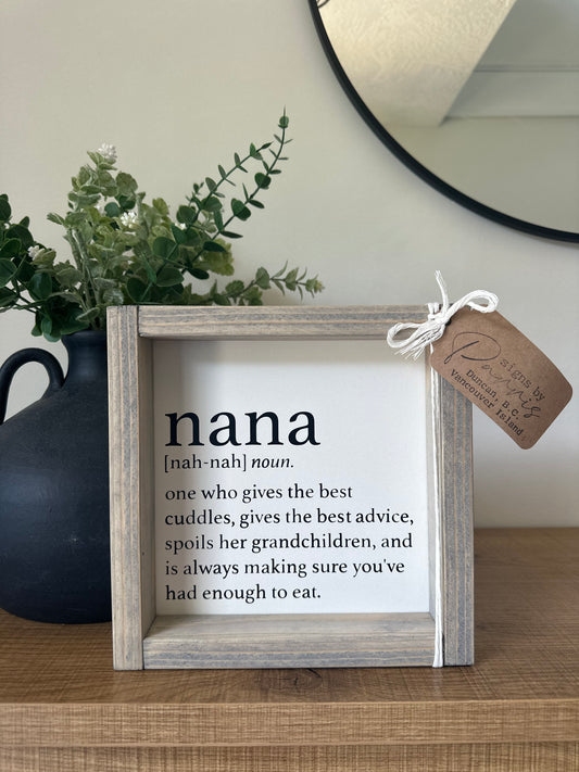 Nana noun
