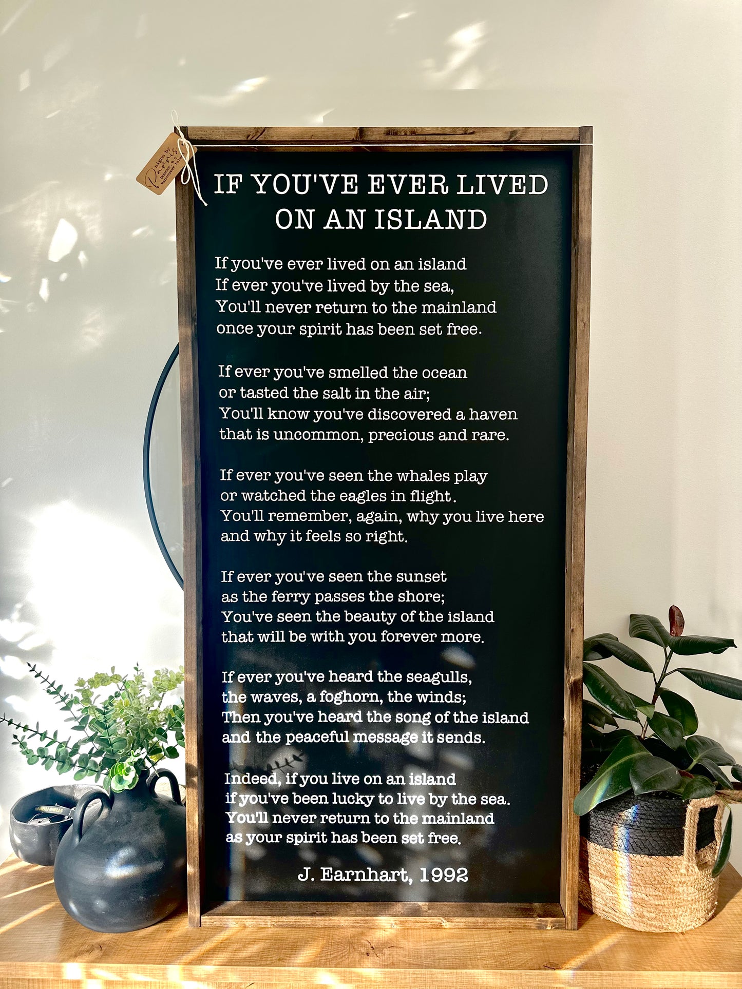 Large If you’ve ever lived on an island