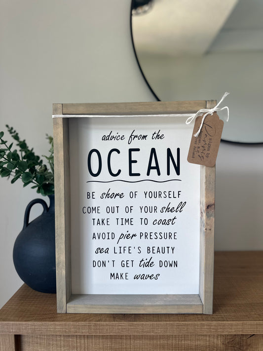 Advice from the Ocean