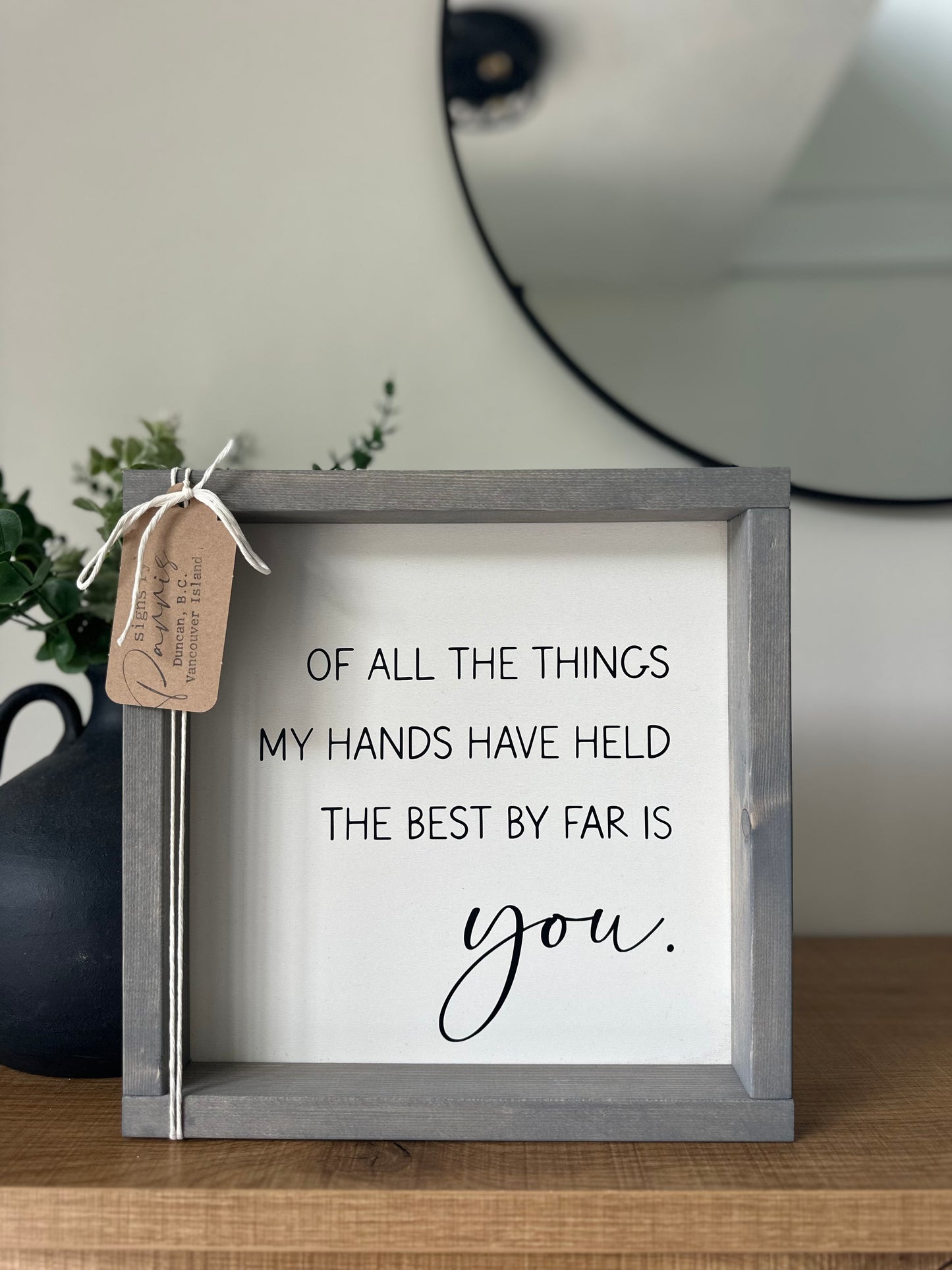 Hands have held