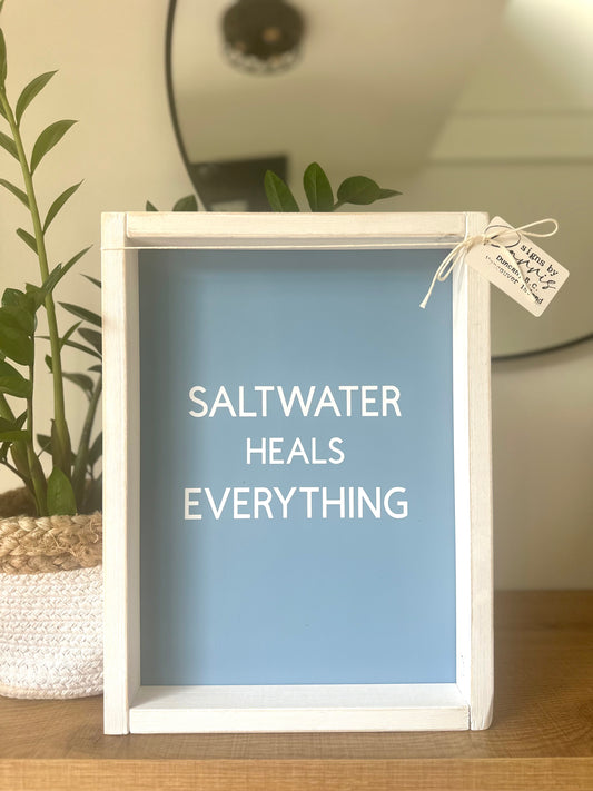 Saltwater heals everything