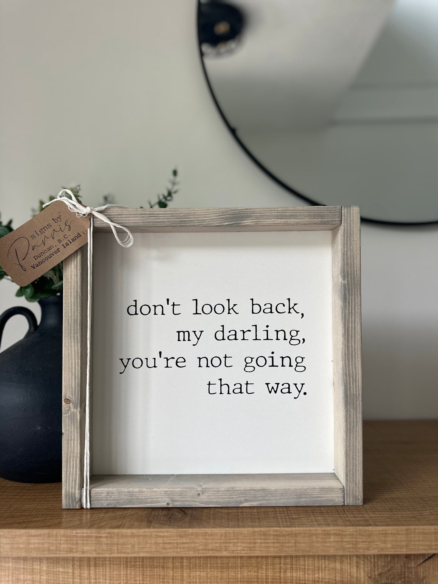 Don’t look back
