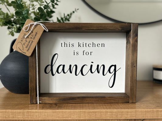 This kitchen is for dancing