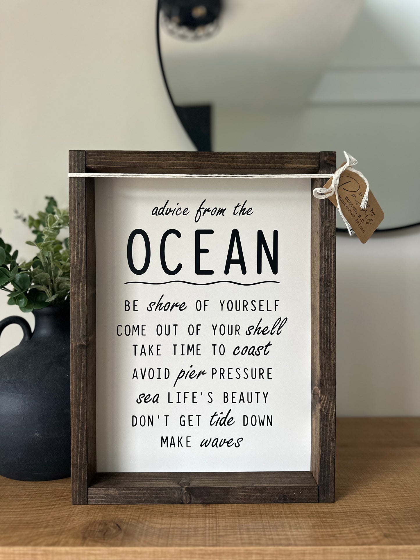 Advice from the Ocean