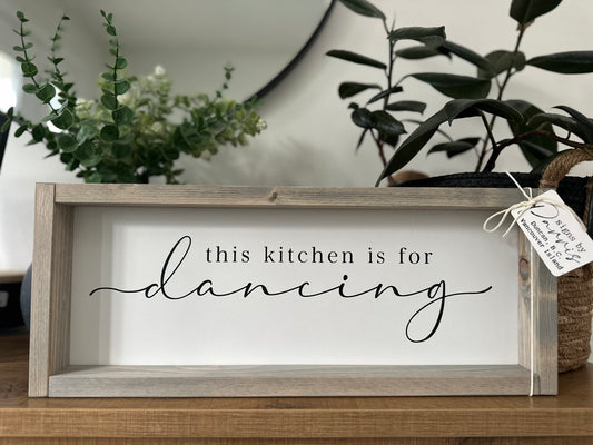 This kitchen is for dancing