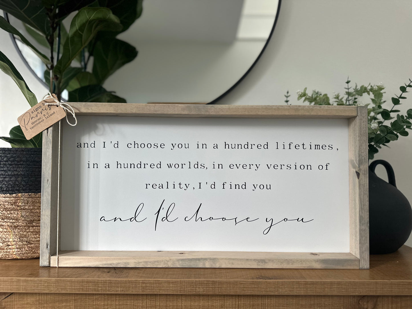 And I’d choose you