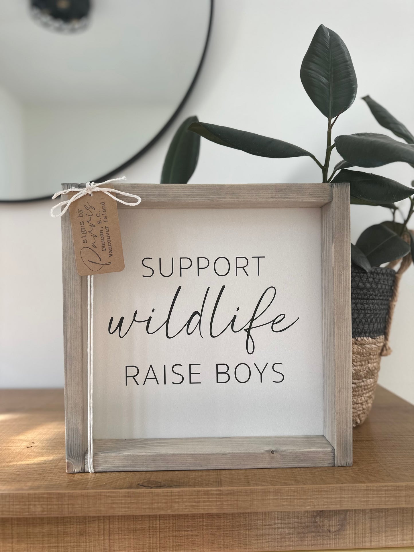Support wildlife raise boys