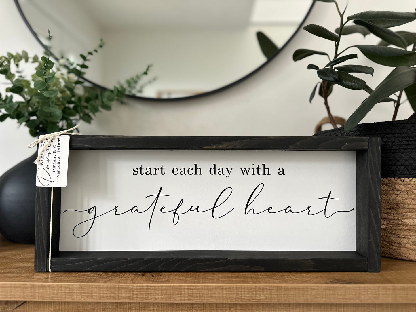 Start each day with a grateful heart