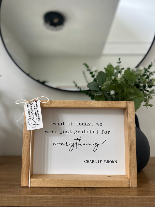 Charlie Brown quote