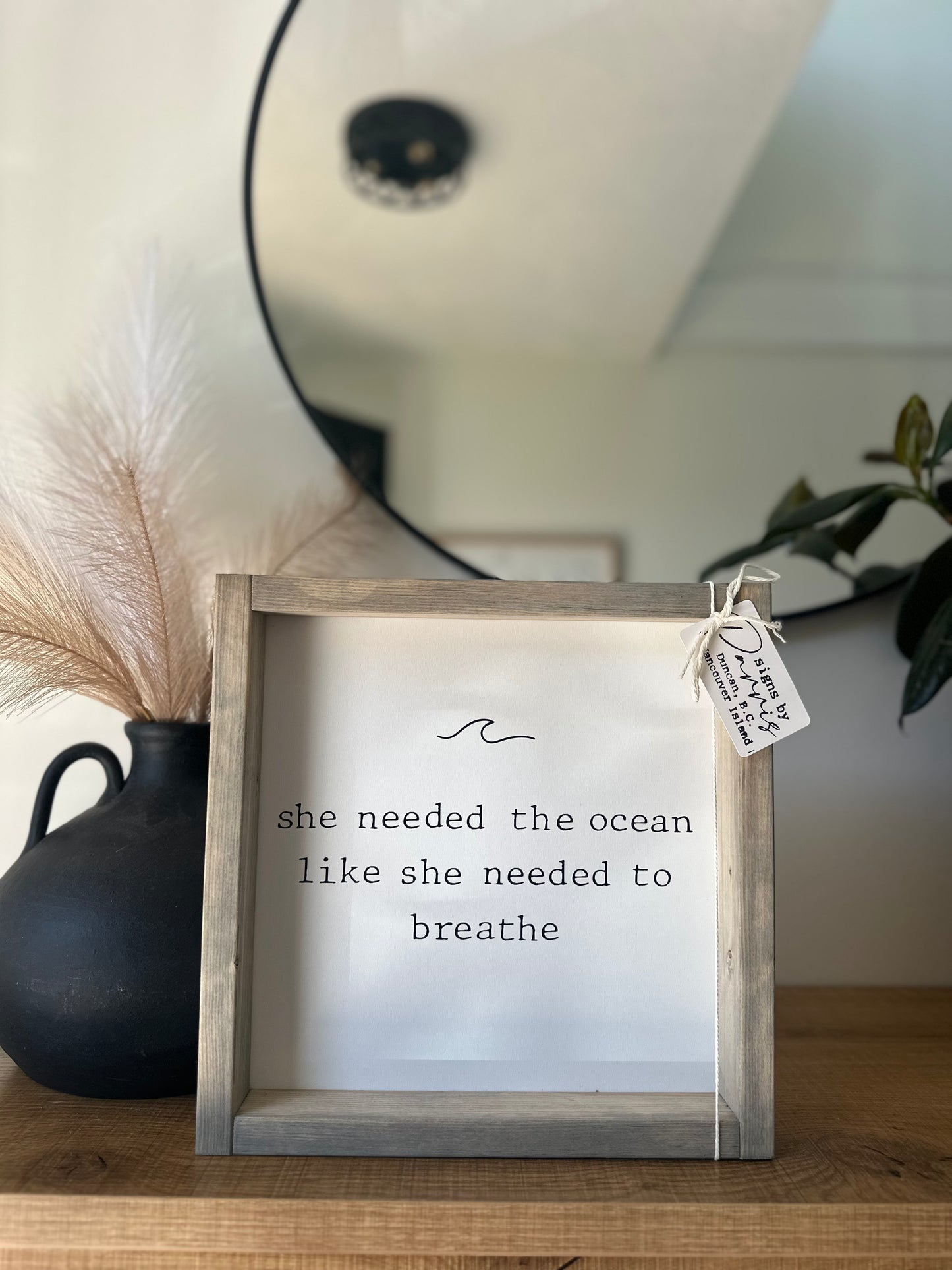 She needed the ocean